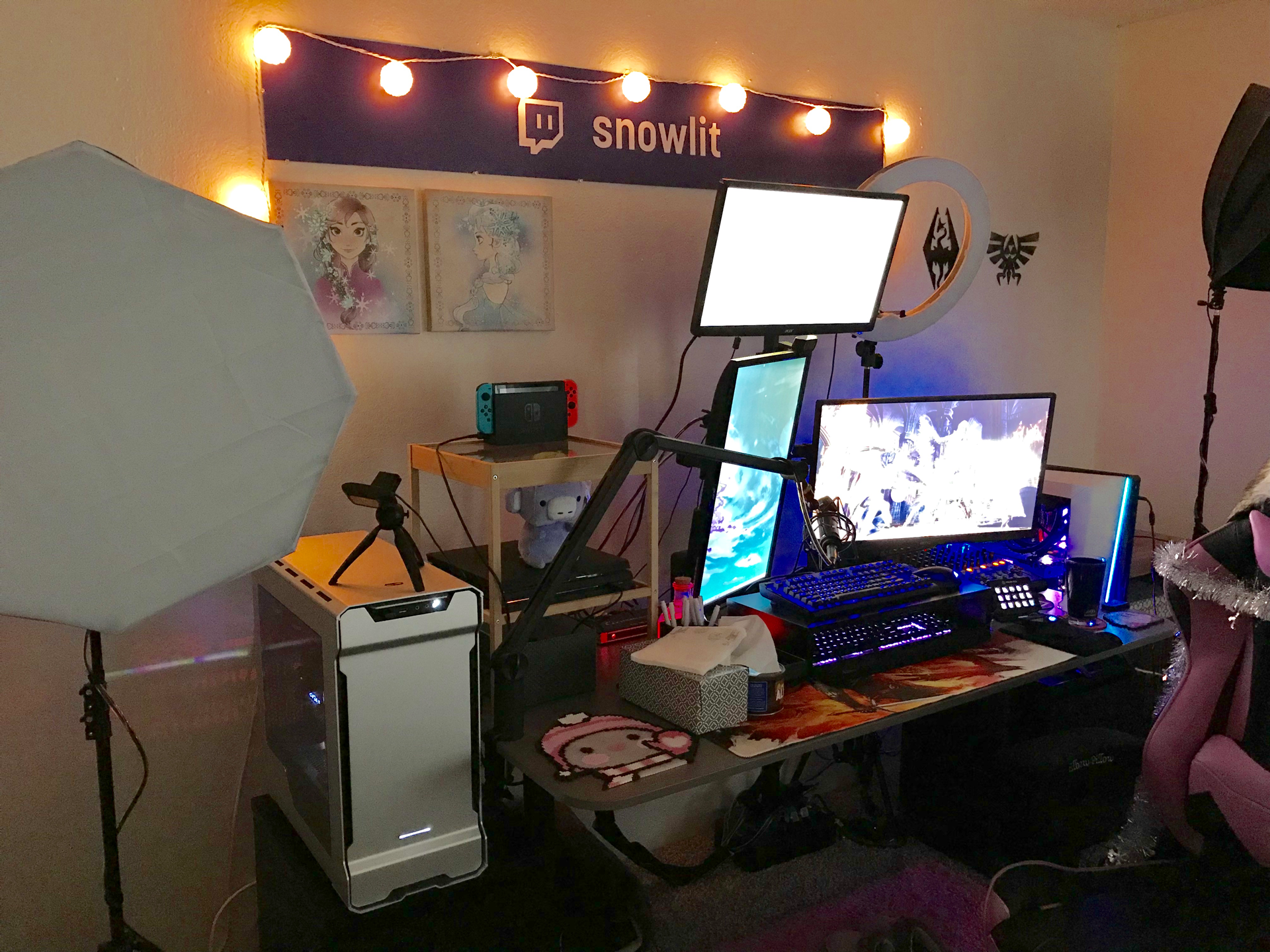 Snowlit Workstation